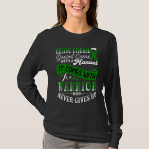 Camiseta Soporte de Celiac Disease Warrior Green Ribbon