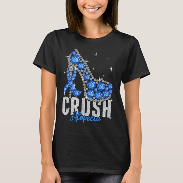 Camiseta Soporte de cinta de bobina para Alopecia de aplast (Anverso)