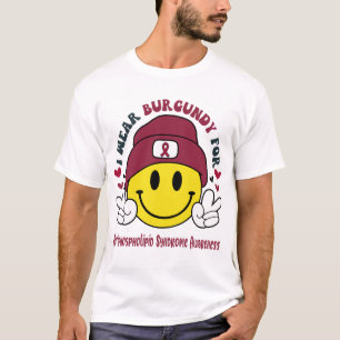 Camiseta Soporte de Cinta de Conciencia sobre el Síndrome A