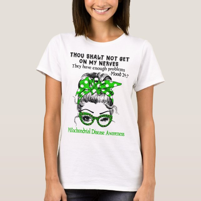 Camiseta Soporte de cinta de la sensibilidad a la enfermeda (Anverso)