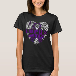 Camiseta Soporte de Concienciación de la Cinta Púrpura Lupu