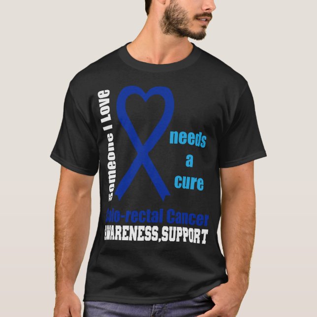 Camiseta Soporte de Concienciación sobre el Cáncer de Colón (Anverso)