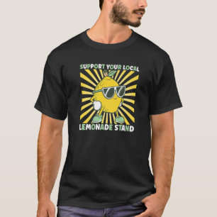 Camiseta Soporte de jugo de limón Su Soporte Lemonade Local