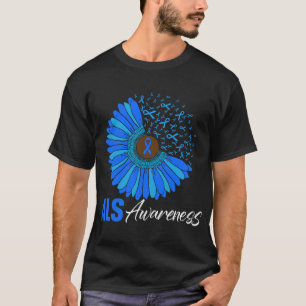 Camiseta Soporte de la cinta de concientización del ALS de 