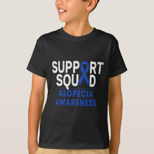 Camiseta Soporte de la Conciencia de Alopecia Escuadrón de