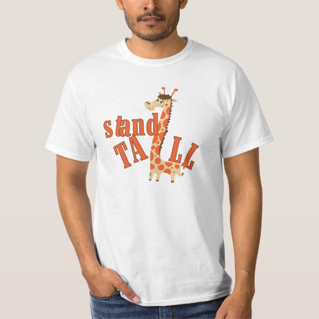 Camiseta Soporte de la jirafa alto (Anverso)