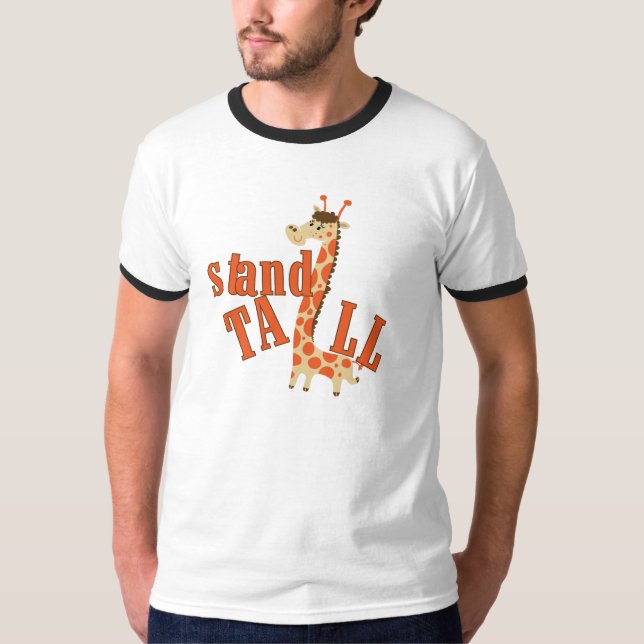 Camiseta Soporte de la jirafa alto (Anverso)