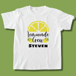 Camiseta Soporte de Lemonade Crew Personalizada Lemonade