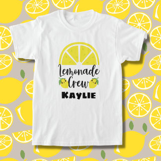 Camiseta Soporte de Lemonade Crew Personalizada Lemonade