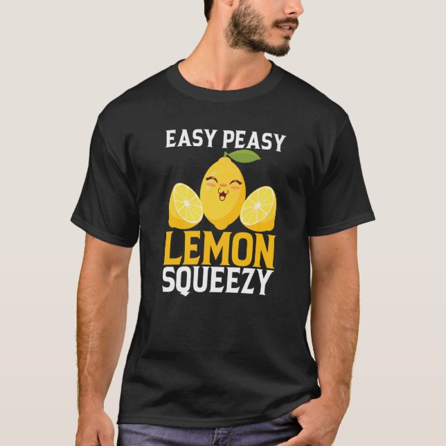 Camiseta Soporte de Lemonade de Limón Fácil de Peasy (Anverso)
