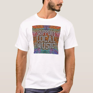 Camiseta Soporte de música local