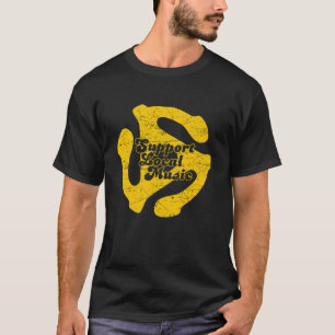 Camiseta Soporte de música local
