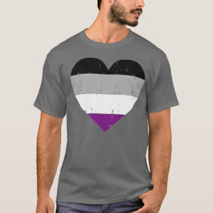 Camiseta Soporte de Orgullo de Bandera Asexual de Pocket He