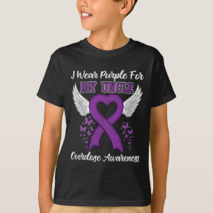 Camiseta Soporte de sobredosis Mes de Conciencia Costume Tí