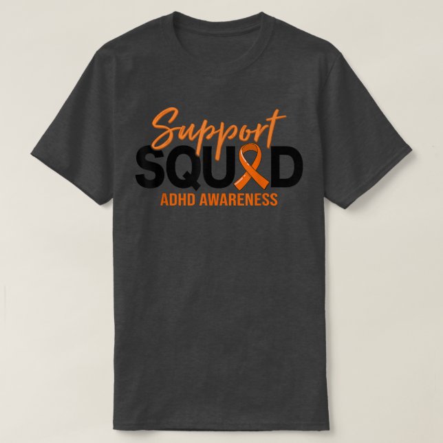 Camiseta Soporte de Squad ADHD Awareness Autism Awareness M (Diseño del anverso)