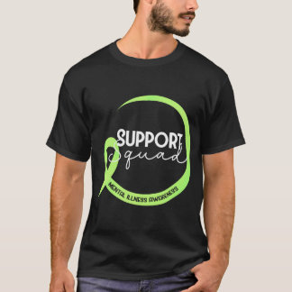 Camiseta Soporte de Squad Mental Illness Awareness Green Ri