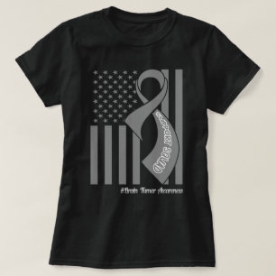 Camiseta Soporte de Tumor de Cerebro Escuadrón de Apoyo Ban