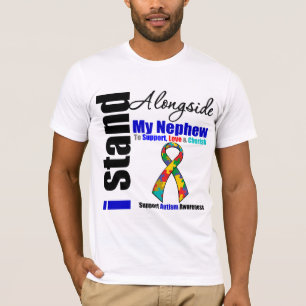 Camiseta Soporte del autismo I junto a mi sobrino