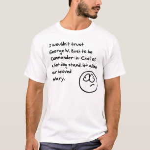 Camiseta Soporte del perrito caliente de Bush