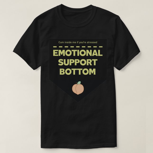 Camiseta Soporte Emocional Inferior (Diseño del anverso)
