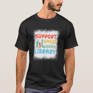 Camiseta Soporte en blanco para el día del libro de la bibl