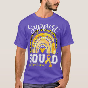 Camiseta Soporte Escuadrón Arcoiris Leopardo Cinta Amarilla