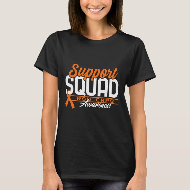 Camiseta Soporte Escuadrón I Disstrofia Reflexiva Síndrome  (Anverso)