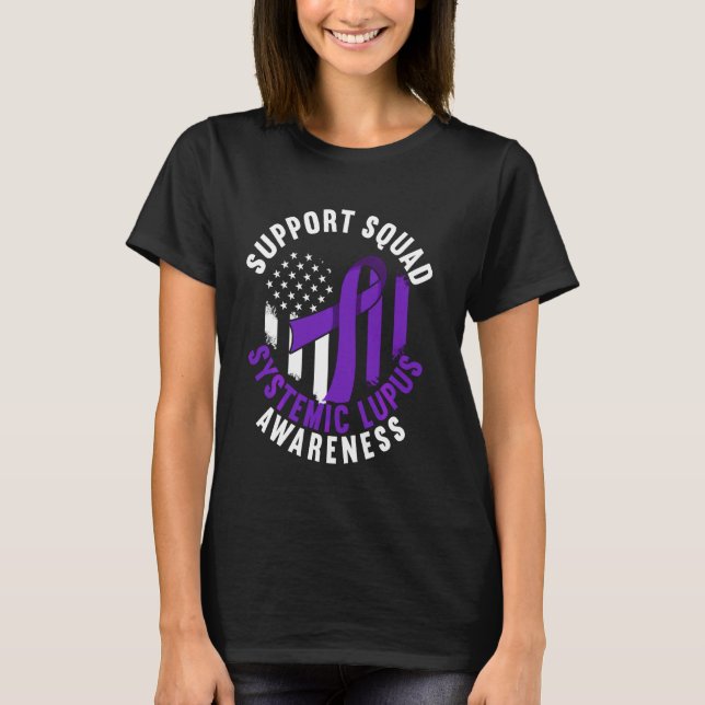 Camiseta Soporte Escuadrón I Esle Lupus Sistémico Eritemato (Anverso)