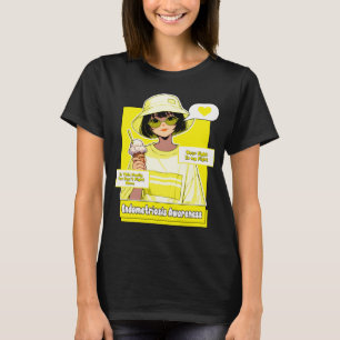 Camiseta Soporte familiar de Endometriosis Juvenil y Elegan