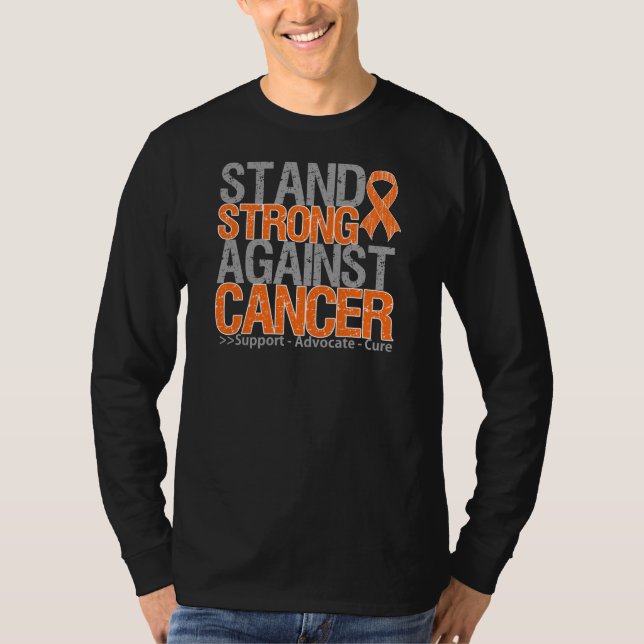 Camiseta Soporte fuerte contra cáncer del riñón (Anverso)