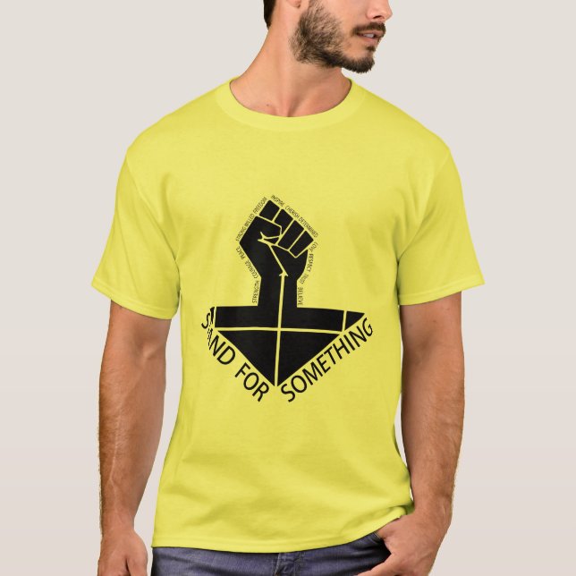 Camiseta soporte para algo (Anverso)