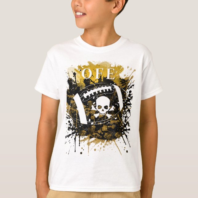 Camiseta Soporte para balones de fútbol americano! (Anverso)