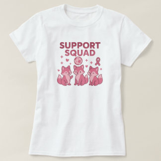 Camiseta Soporte para cintas de cinta rosada de cuádruple