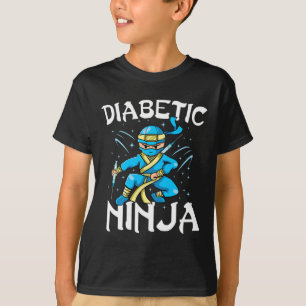 Camiseta Soporte para Diabetes Ninja Tipo 1 Diabetes Diabét