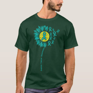Camiseta soporte para el cáncer de ovario Sensibilización s