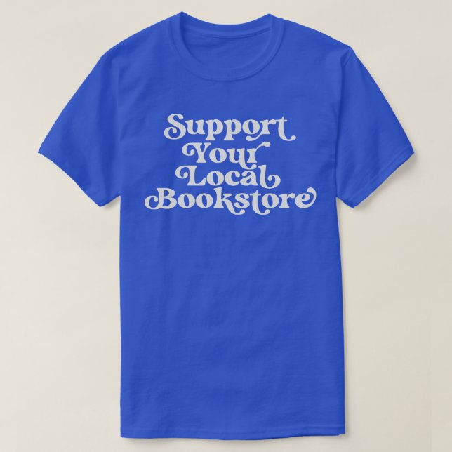 Camiseta Soporte para el Lector de Libros Local (Diseño del anverso)