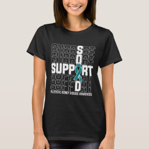 Camiseta Soporte para Enfermedad Riñón Poliquística Escuadr