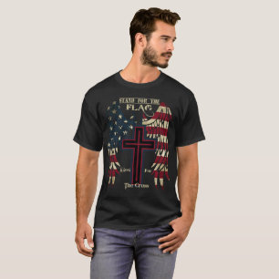 Camiseta Soporte para la bandera, genuflexión para la