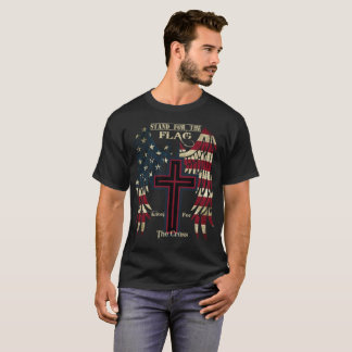 Camiseta Soporte para la bandera, genuflexión para la