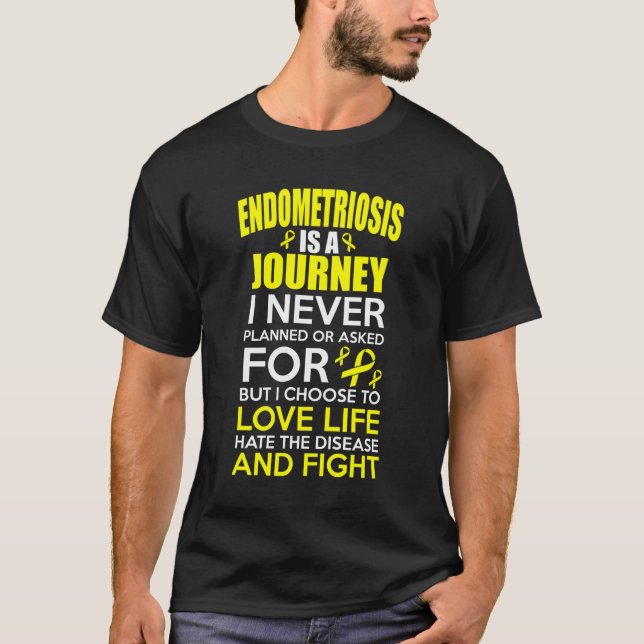 Camiseta Soporte para la sensibilización sobre la endometri (Anverso)