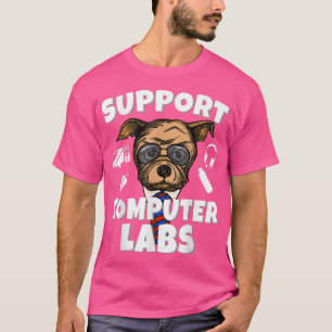 Camiseta Soporte para Laboratorios Informáticos Gracioso En