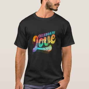 Camiseta Soporte para Lgbtq+ Celebra la edición Love Vintag