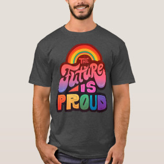 Camiseta Soporte para LGBTQ+ - El futuro es una copia premi
