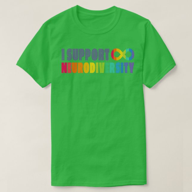 Camiseta Soporte para neurodiversidad (Diseño del anverso)