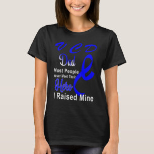 Camiseta Soporte para Padre de Cinta Azul para Concienciaci