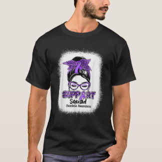 Camiseta Soporte para sobredosis de cinta morada squad Mess