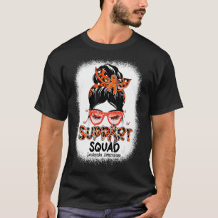 Camiseta Soporte Squad Messy Bun Butterfly Naranja Ribbon L