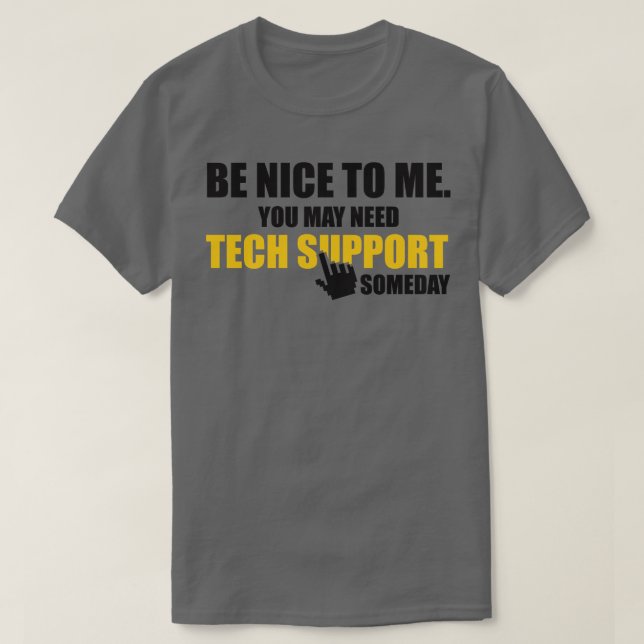 Camiseta Soporte técnico (Diseño del anverso)