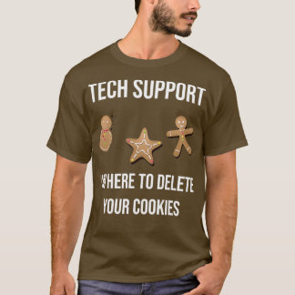 Camiseta Soporte Técnico Aquí Para Borrar Su Programa De Co