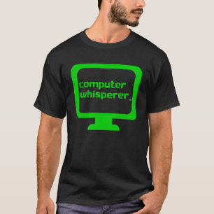 Camiseta Soporte técnico de software de susurros informátic